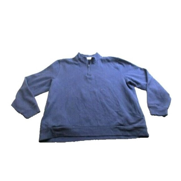 Saddlebred Sweater Adult Large 1/4 Zip Mock Neck‎ Fleece Outerwear Pullover Mens - Picture 1 of 7